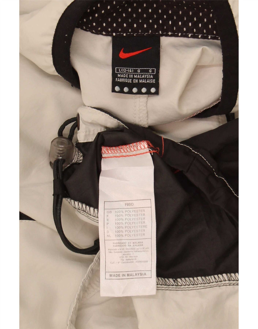 Nike dametrøje træningsdragt Top US 12/14 Large Beige Colourblock