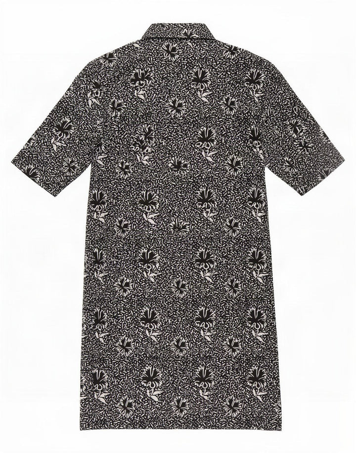 ELENA MIRO Shift Dress til kvinder UK 14 Medium Black Floral