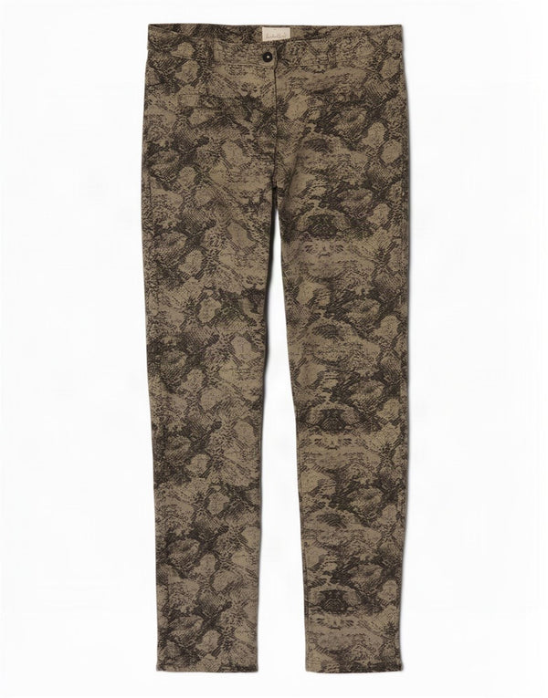 Zara Dame Trafaluc Casual Bukser Medium W30 L28 Grå Animal Print
