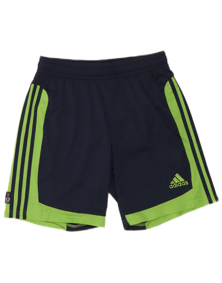 Adidas Herre Clima 365 Sports Shorts Medium Navy Blue Colourblock Polyester