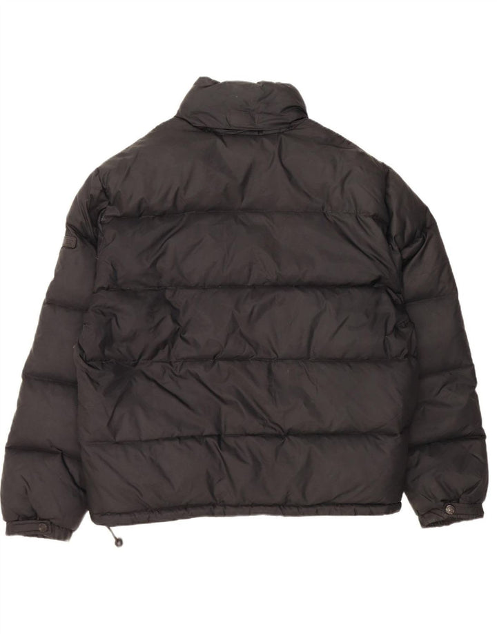GAS Mens Padded Jacket UK 42 XL Black Nylon