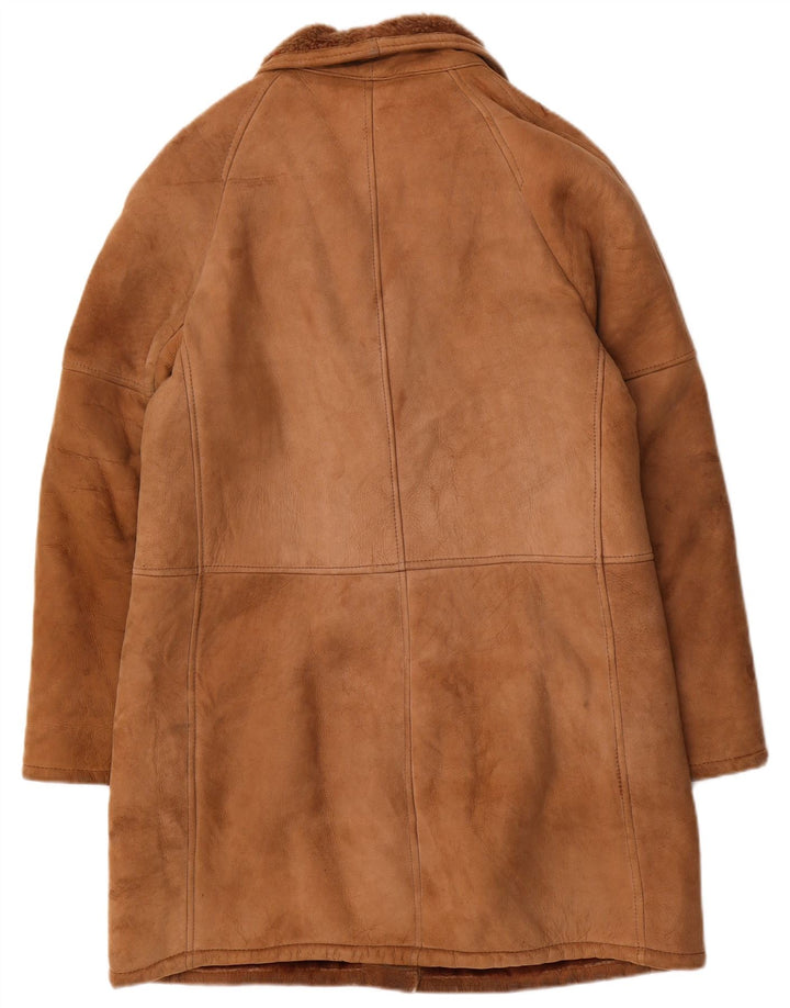 Ellesi Dame Shearling Coat IT 50 XL Brun Shearling