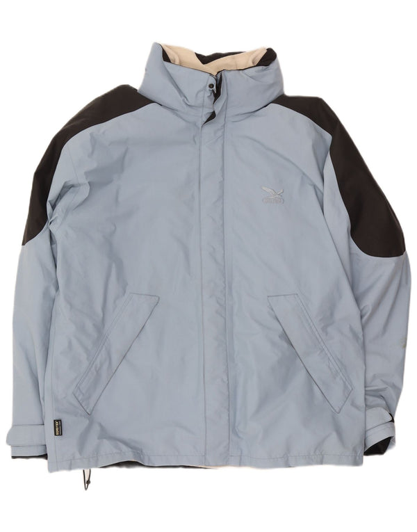 SALEWA Skijakke til mænd UK 42 XL Blå Colourblock Polyester