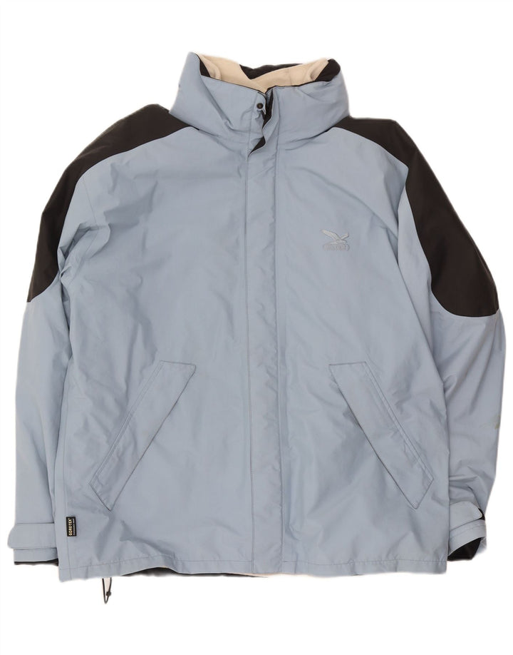 SALEWA Skijakke til mænd UK 42 XL Blå Colourblock Polyester