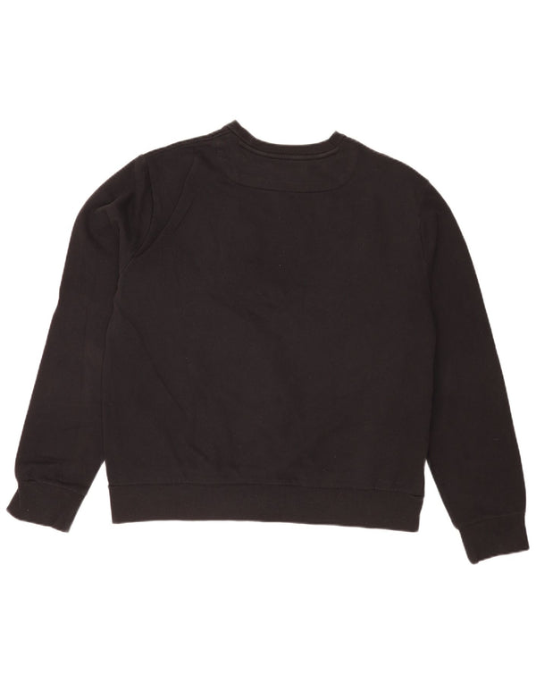 Gas Dame Grafisk Sweatshirt Jumper UK 20 2XL Sort Bomuld
