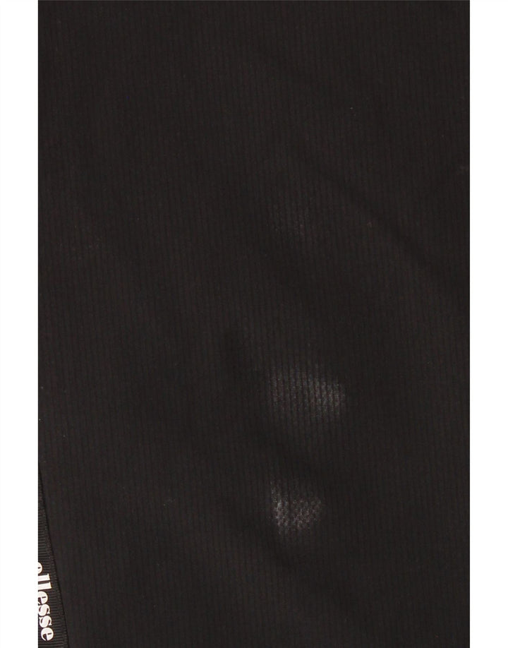 Ellesse Herre grafisk træningsdragt Bukser Joggers Small Black Polyester