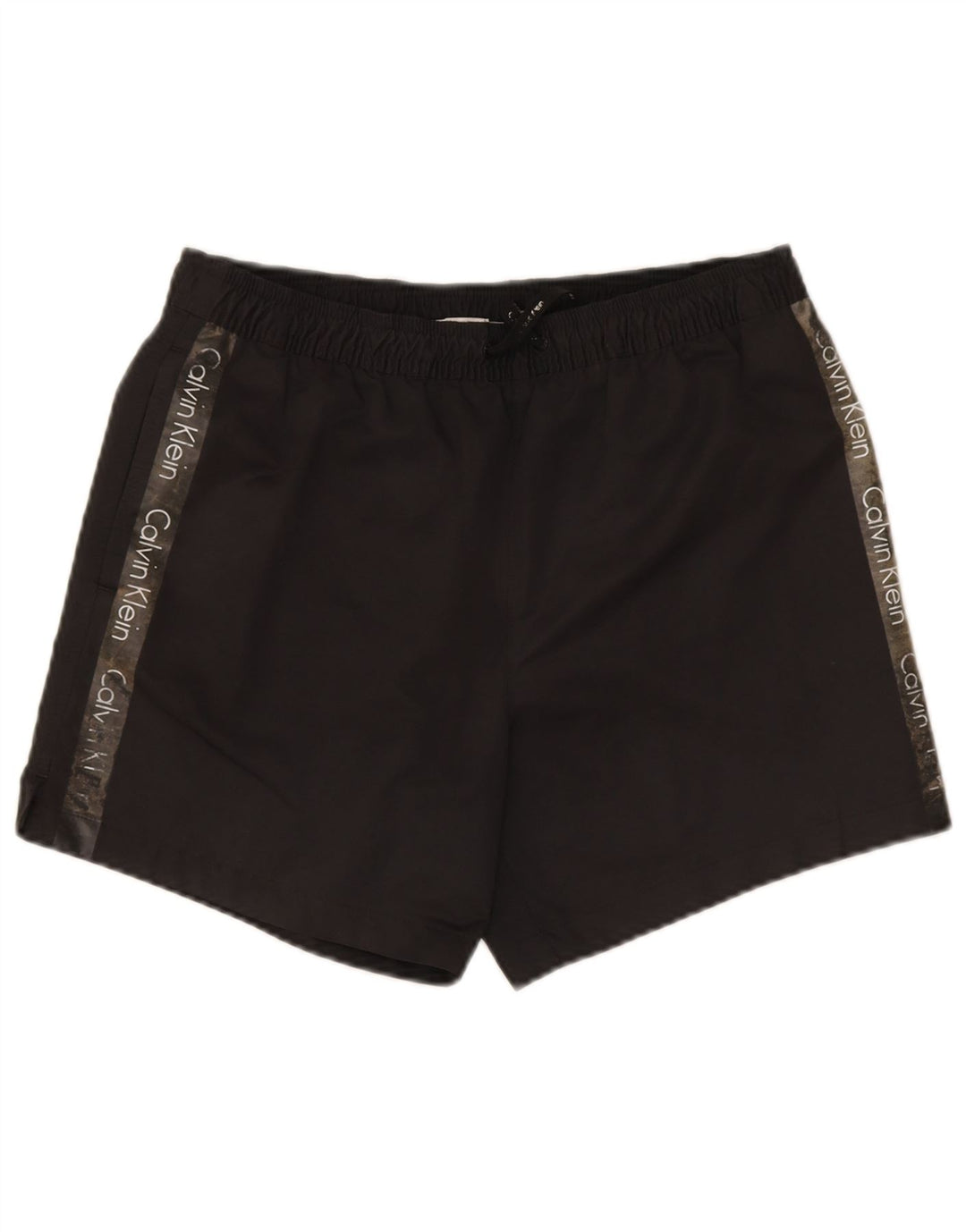 Calvin Klein Herre grafiske svømmeshorts Små sorte polyester