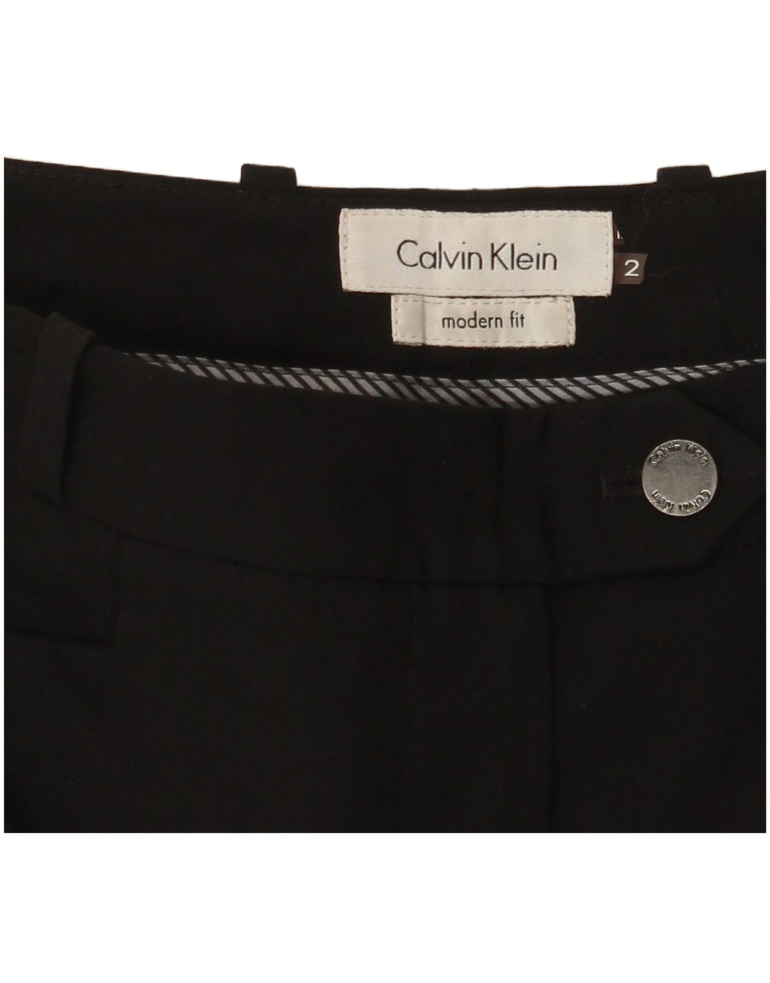 CALVIN KLEIN Damebukser med moderne pasform US 2 XS W30 L30 Sort
