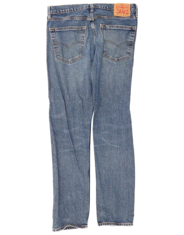 Levi's Womens 502 tilspidsede jeans W31 L32 blå bomuld