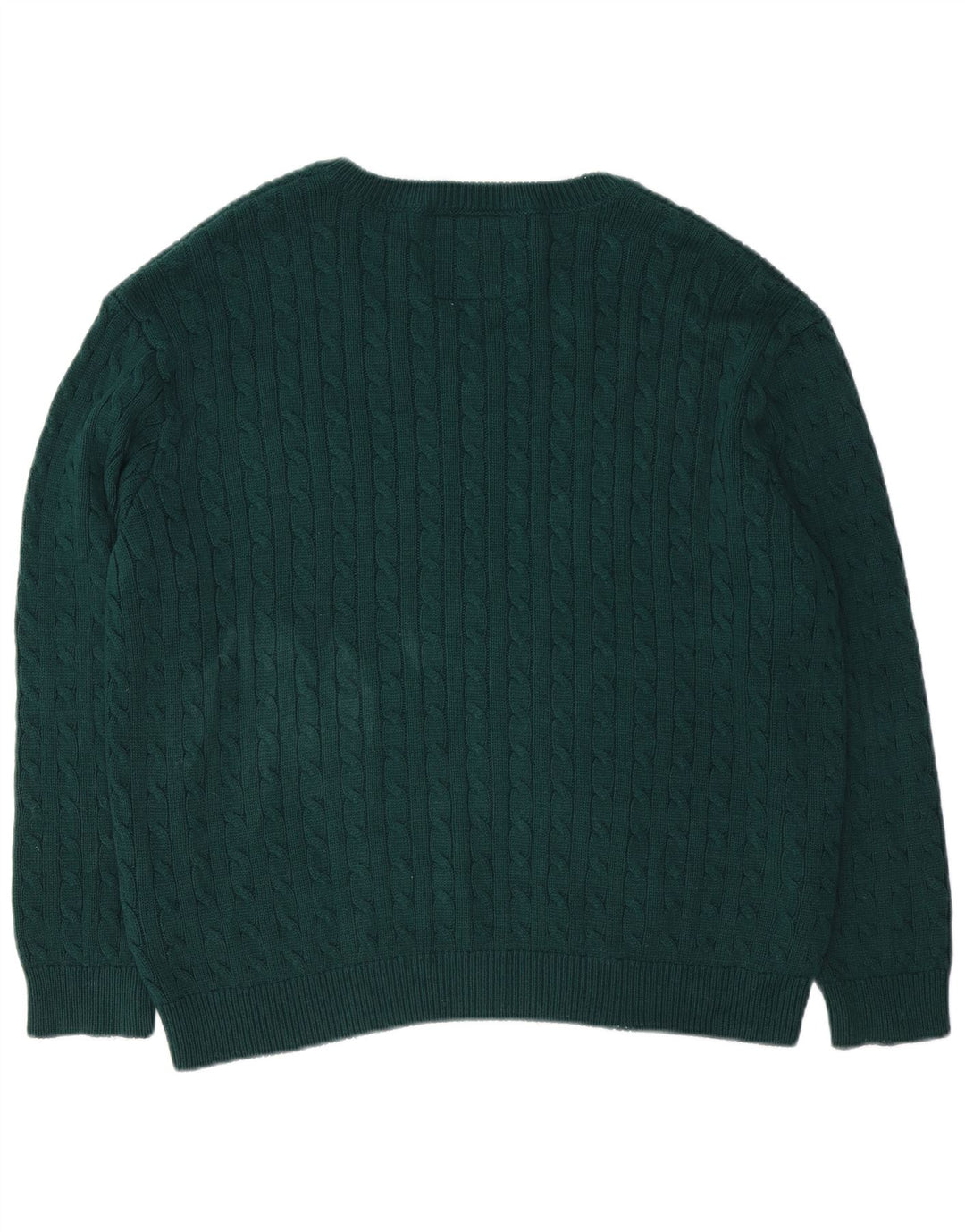 Superdry Herre V-hals sweater XL Grøn Akryl