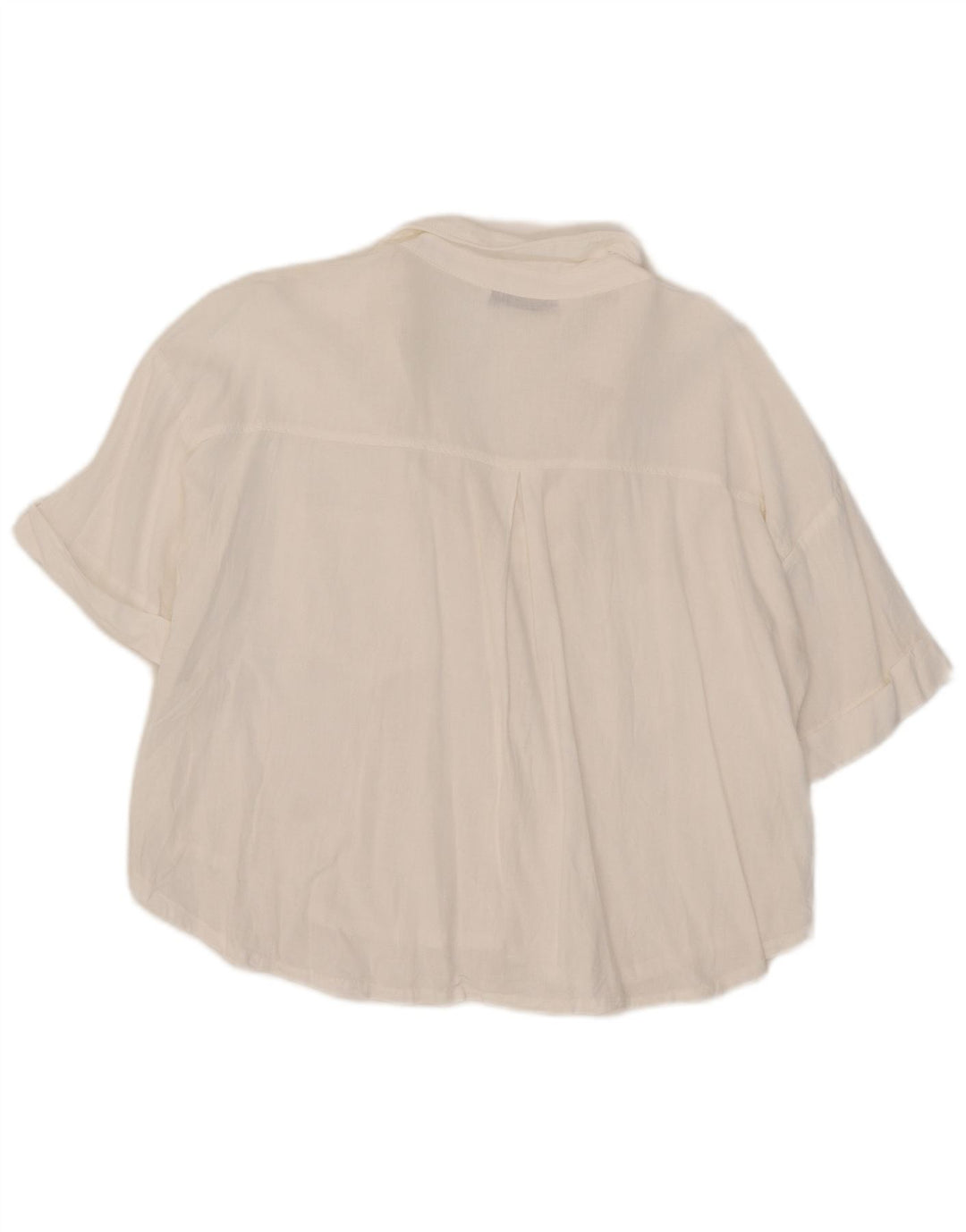 Zara Dame Oversized Shirt UK 14 Medium White