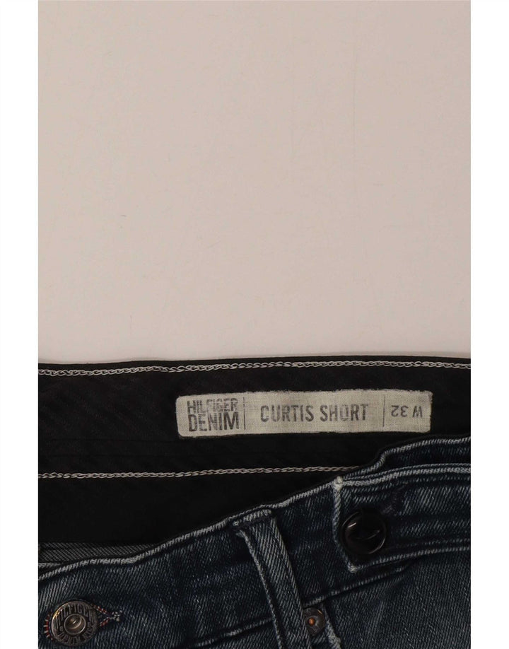 Tommy Hilfiger Herre Curtis Distressed Denim Shorts W32 Medium Blue