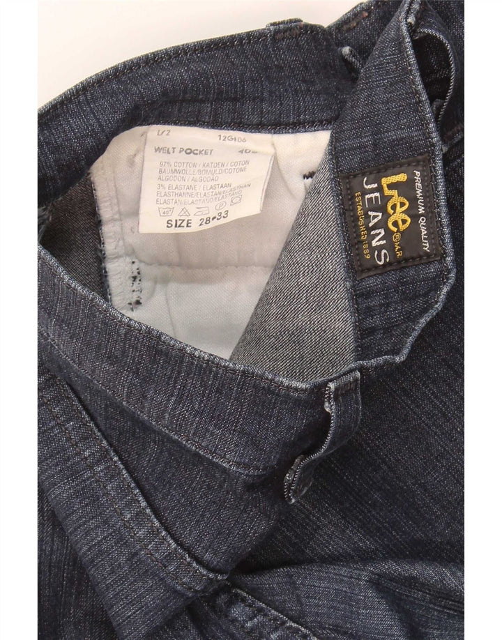 Lee Dame Flared Jeans W28 L33 Marineblå Bomuld