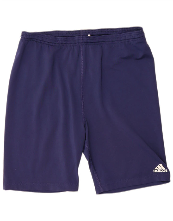 Adidas Herre Sportshorts 2XL Navy Blue Polyester