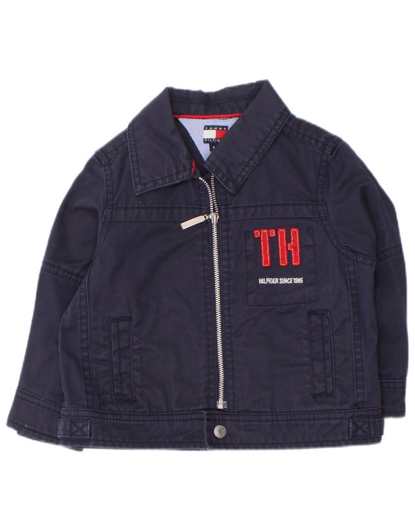 Tommy Hilfiger Baby Boys Grafisk Bomberjakke 18-24 måneder Navy Blue