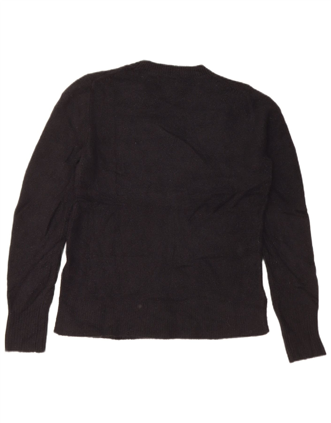 J. Crew Dame sweater med rund hals XS Sort Akryl