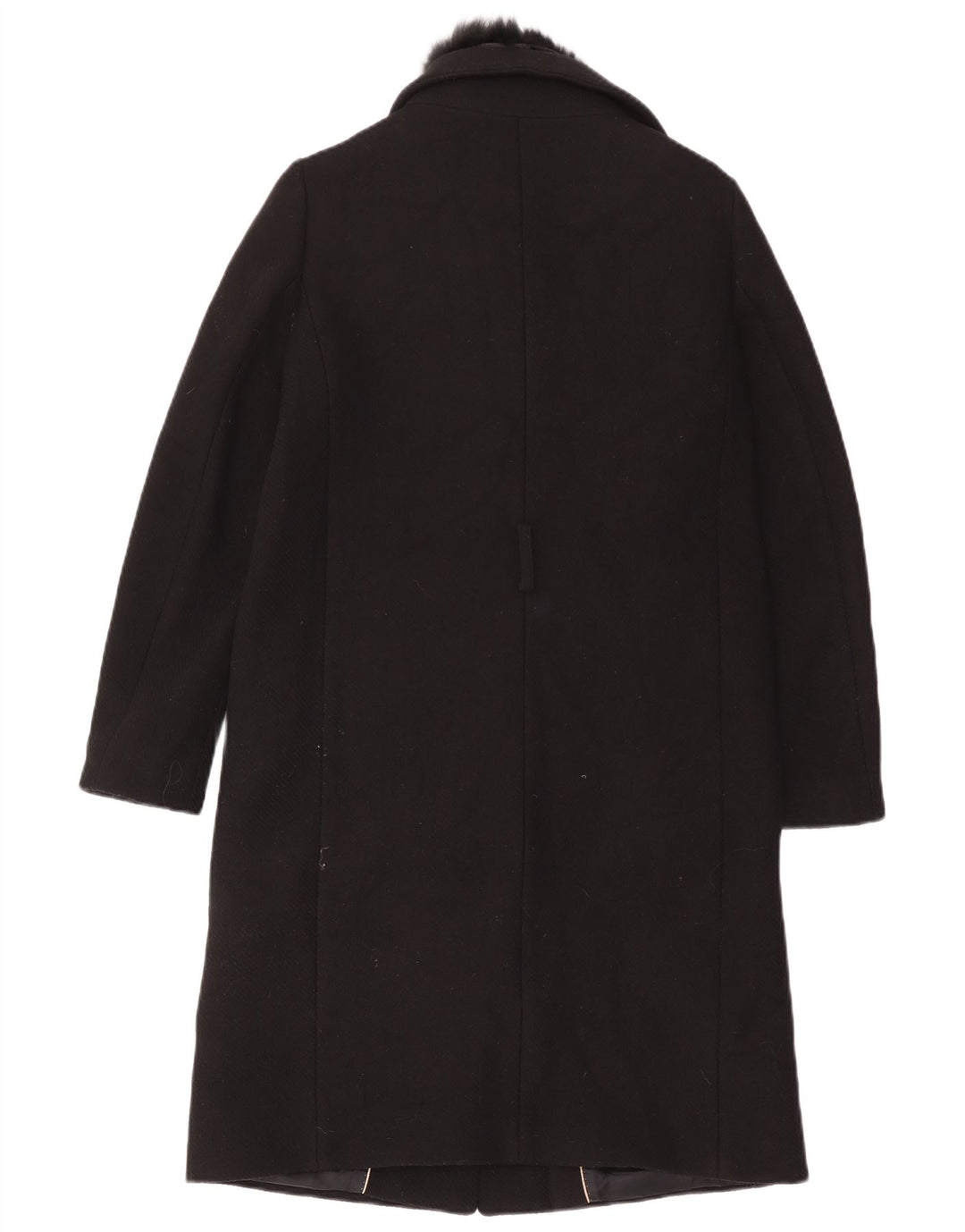 Massimo Dutti Dame Overfrakke EU 40 Medium Sort