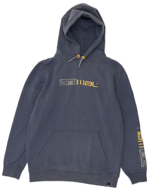 Animal Boys Grafisk hættetrøje 15-16 år Marineblå bomuld