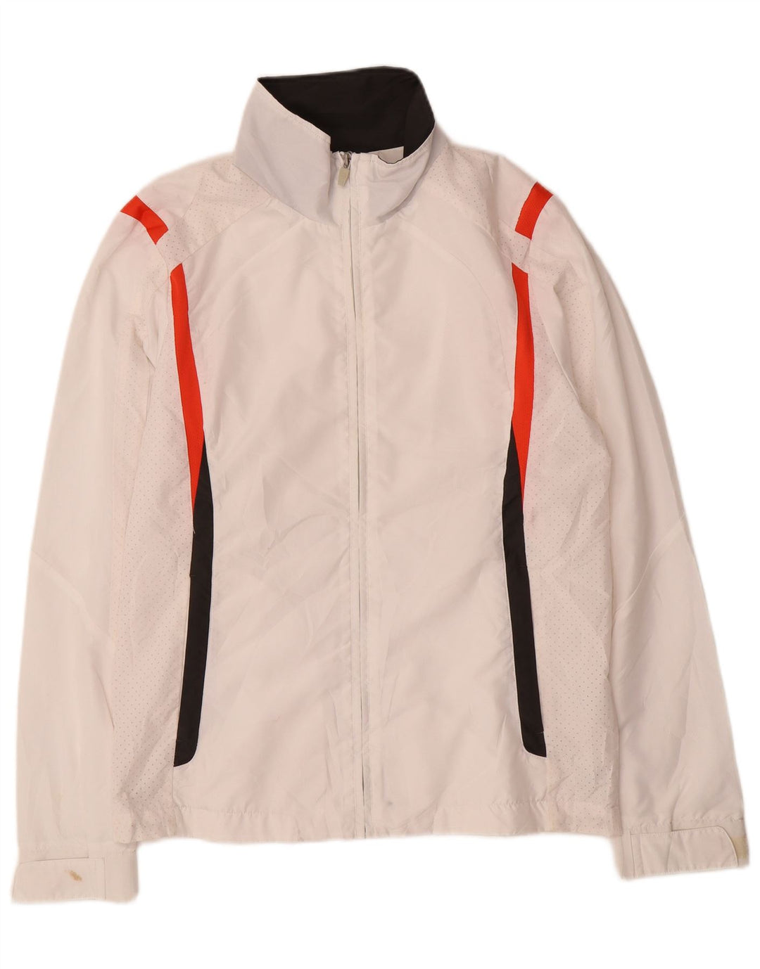 Lotto Regnjakke til mænd UK 36/38 Small White Colourblock Polyester