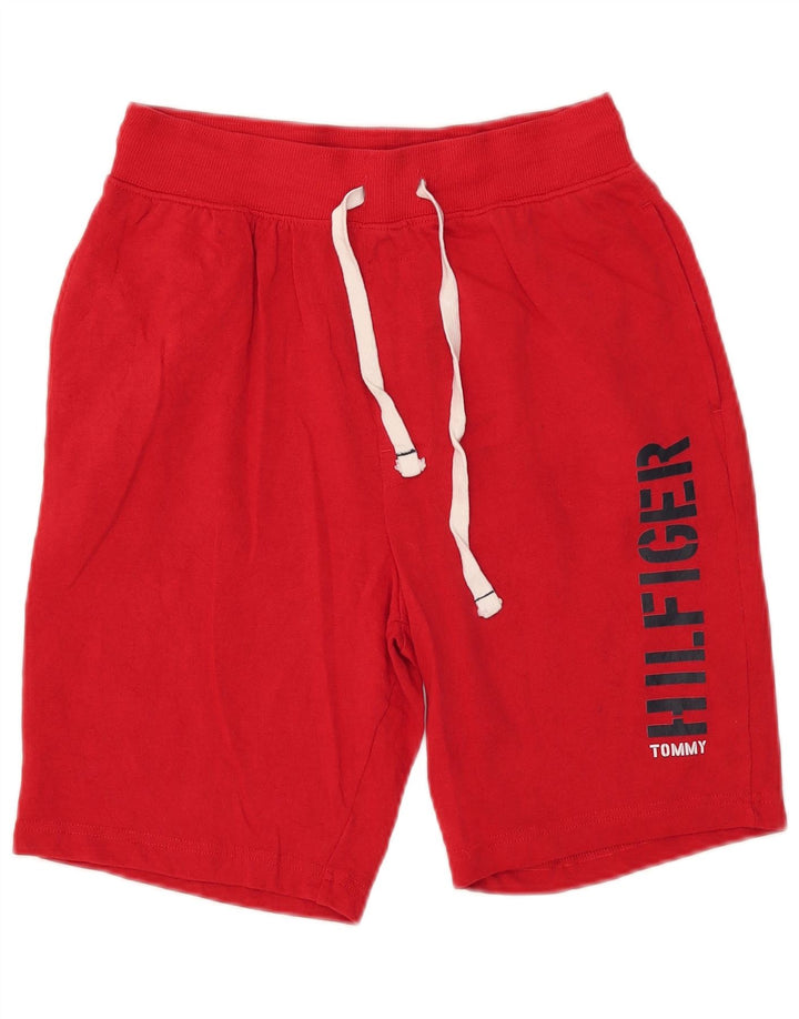 Tommy Hilfiger Herre grafiske sportsshorts Små røde bomuld