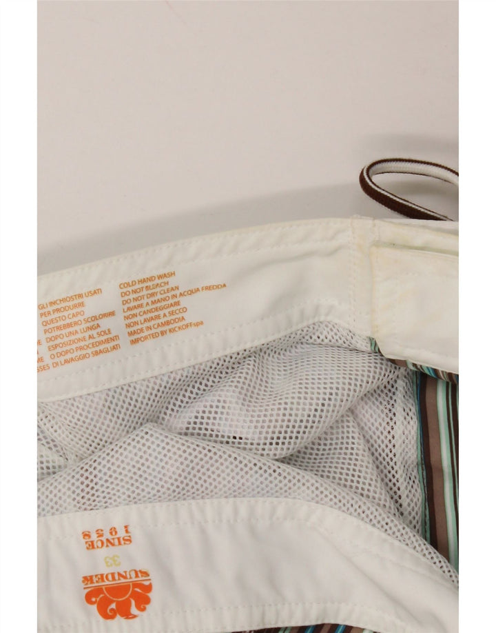 SUNDEK Herre badeshorts Medium Flerfarvet Stribet Polyester