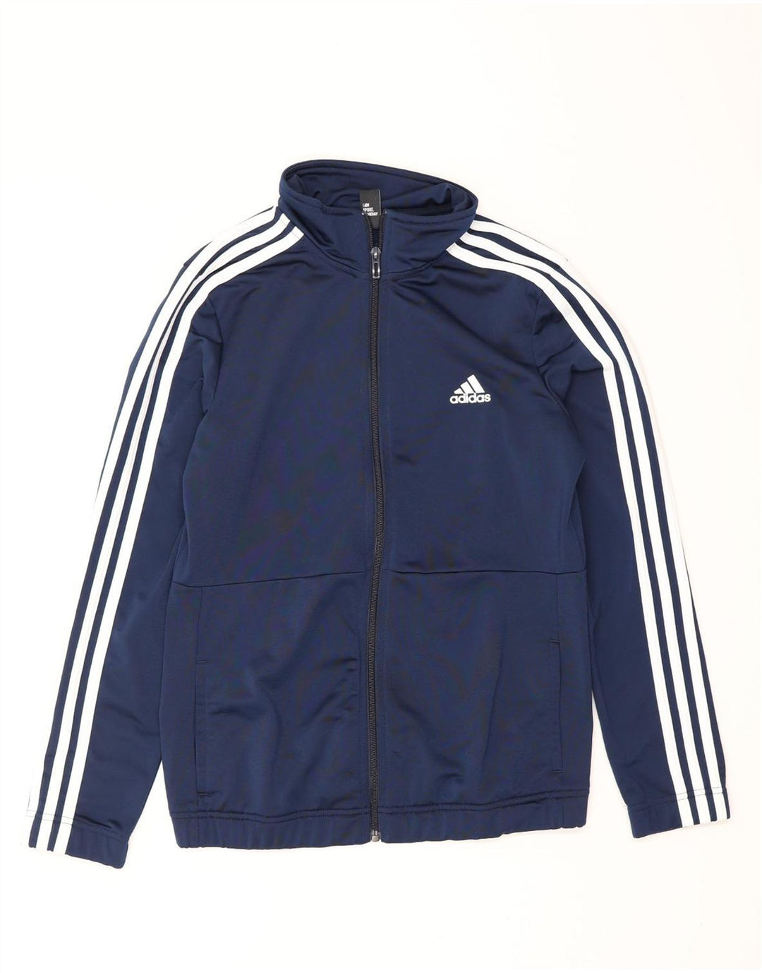 ADIDAS træningsdragt topjakke til kvinder UK 14 Medium Navy Blue