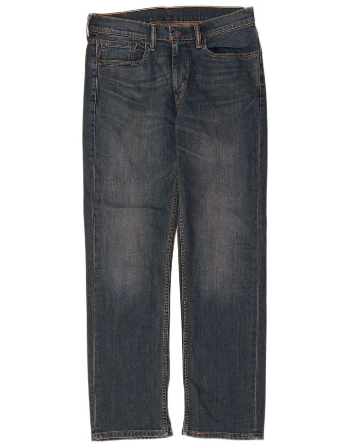 LEVI'S Herre 514 Straight Jeans W32 L30 Blå Bomuld