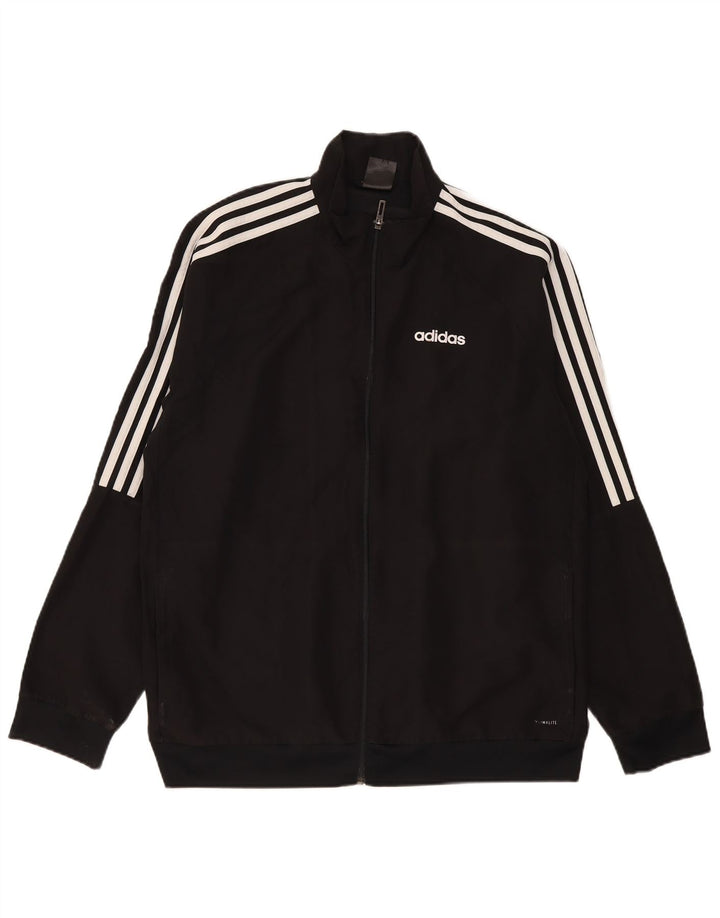 Adidas Herre Climalite Træningsdragt Topjakke Stor Sort Polyester