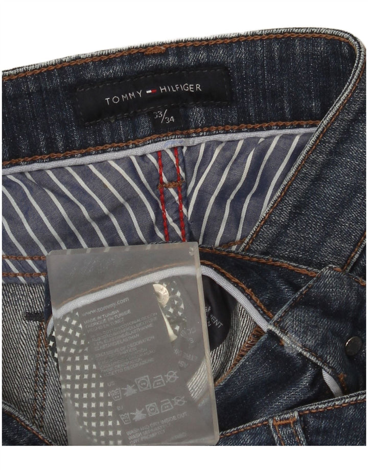 Tommy Hilfiger Dame Bootcut Jeans W33 L34 Blå Bomuld