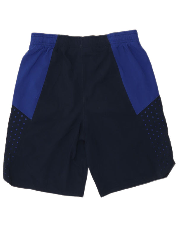 UNDER ARMOUR Drenge Heat Gear Sportsshorts 11-12 år Large Navy Blue