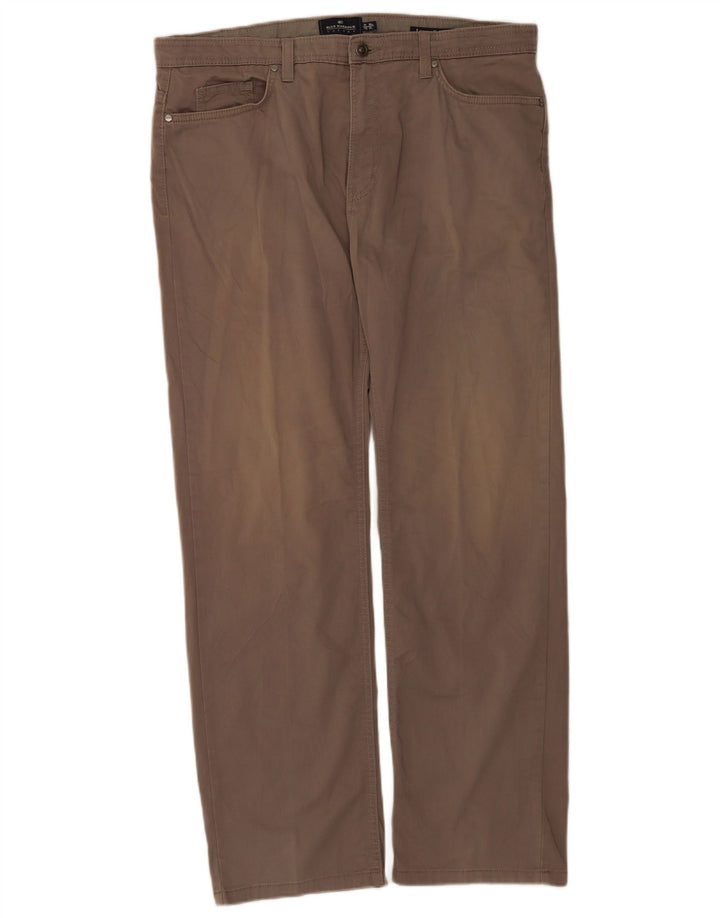 Marks & Spencer Herre Blue Harbor Straight Casual Bukser W36 L31 Grå