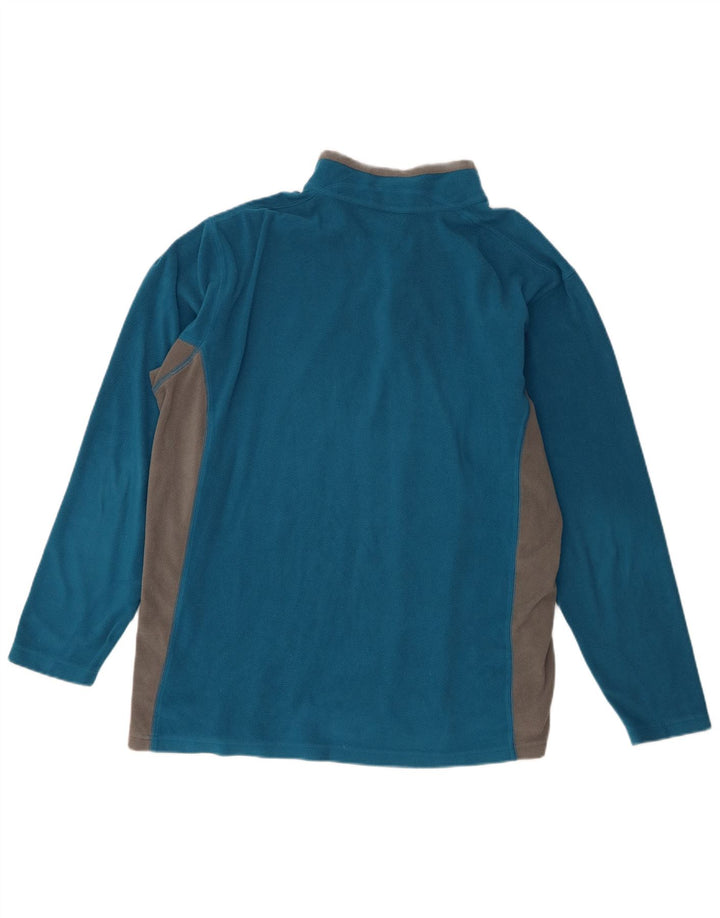 Columbia Herre lynlås hals Fleece Jumper XL Blå Colourblock Polyester