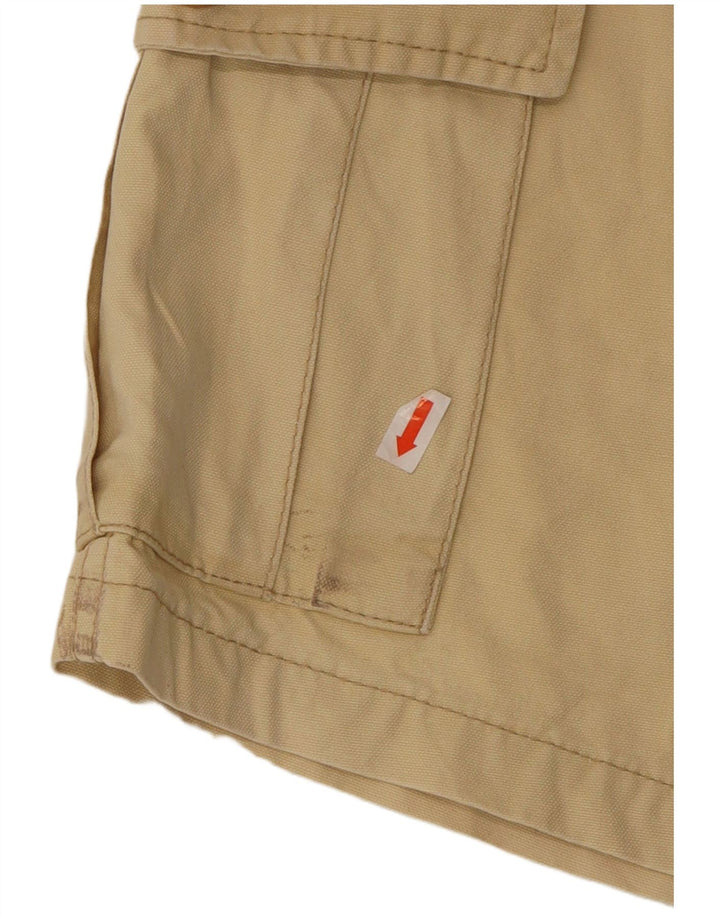 NAPAPIJRI Mens Cargo Shorts Large W34  Beige Cotton