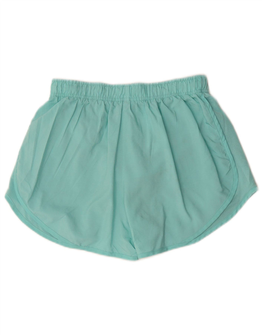 Nike Dame Dri Fit sportsshorts UK 12 Medium turkis polyester