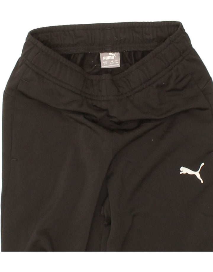 PUMA Girls Tracksuit Trousers 9-10 Years  Black Vintage Puma and Second-Hand Puma from Messina Hembry 