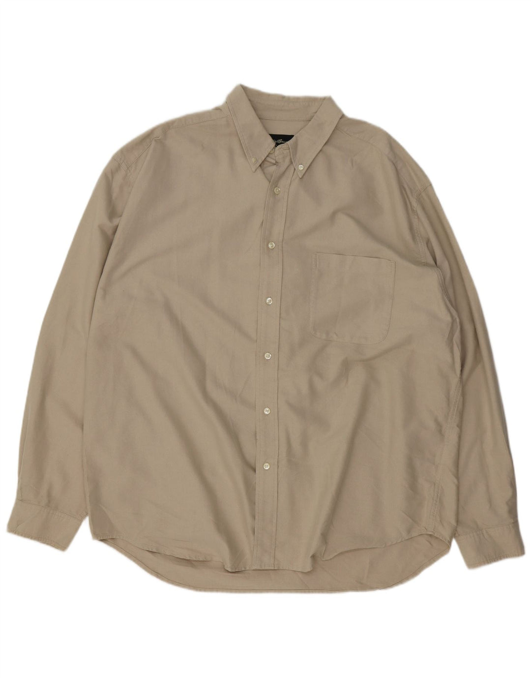 EDDIE BAUER Herreskjorte XL Beige Bomuld