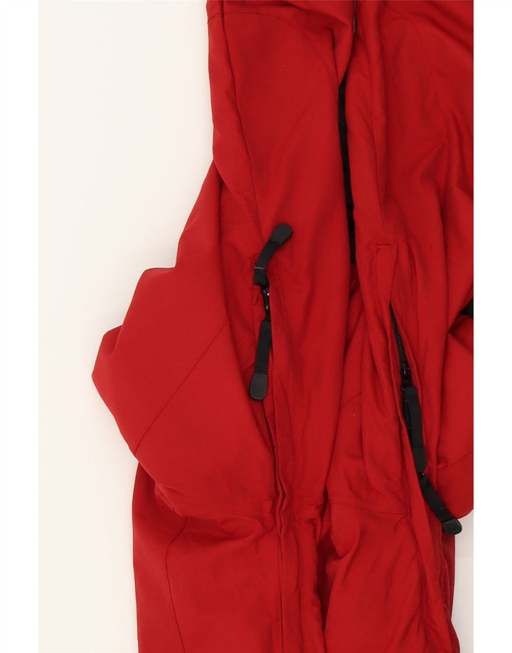 EDDIE BAUER Womens Hooded Windbreaker Jacket UK 16 Large Red Polyester Vintage Eddie Bauer and Second-Hand Eddie Bauer from Messina Hembry 