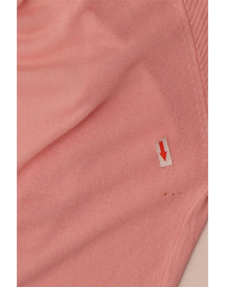 Massimo Dutti dame cardigan sweater med 3/4 ærmer UK 14 Medium Pink