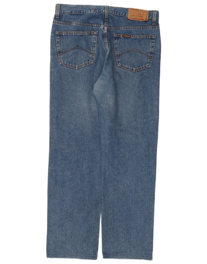 Carrera Herre Straight Jeans IT 52 XL W36 L31 Blå Bomuld
