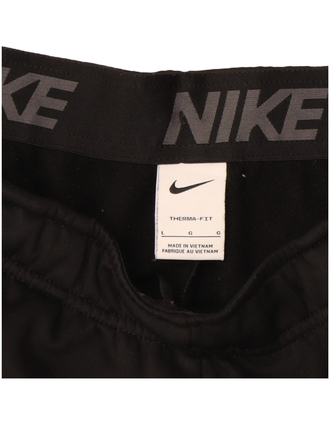 NIKE Herre Therma-Fit træningsdragt Bukser Joggers Stor sort polyester