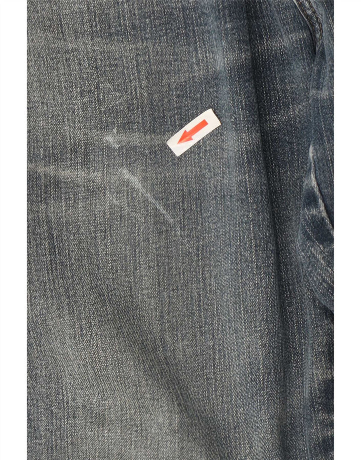 Wrangler Herre Texas Stretch Straight Jeans W33 L30 Blå Bomuld