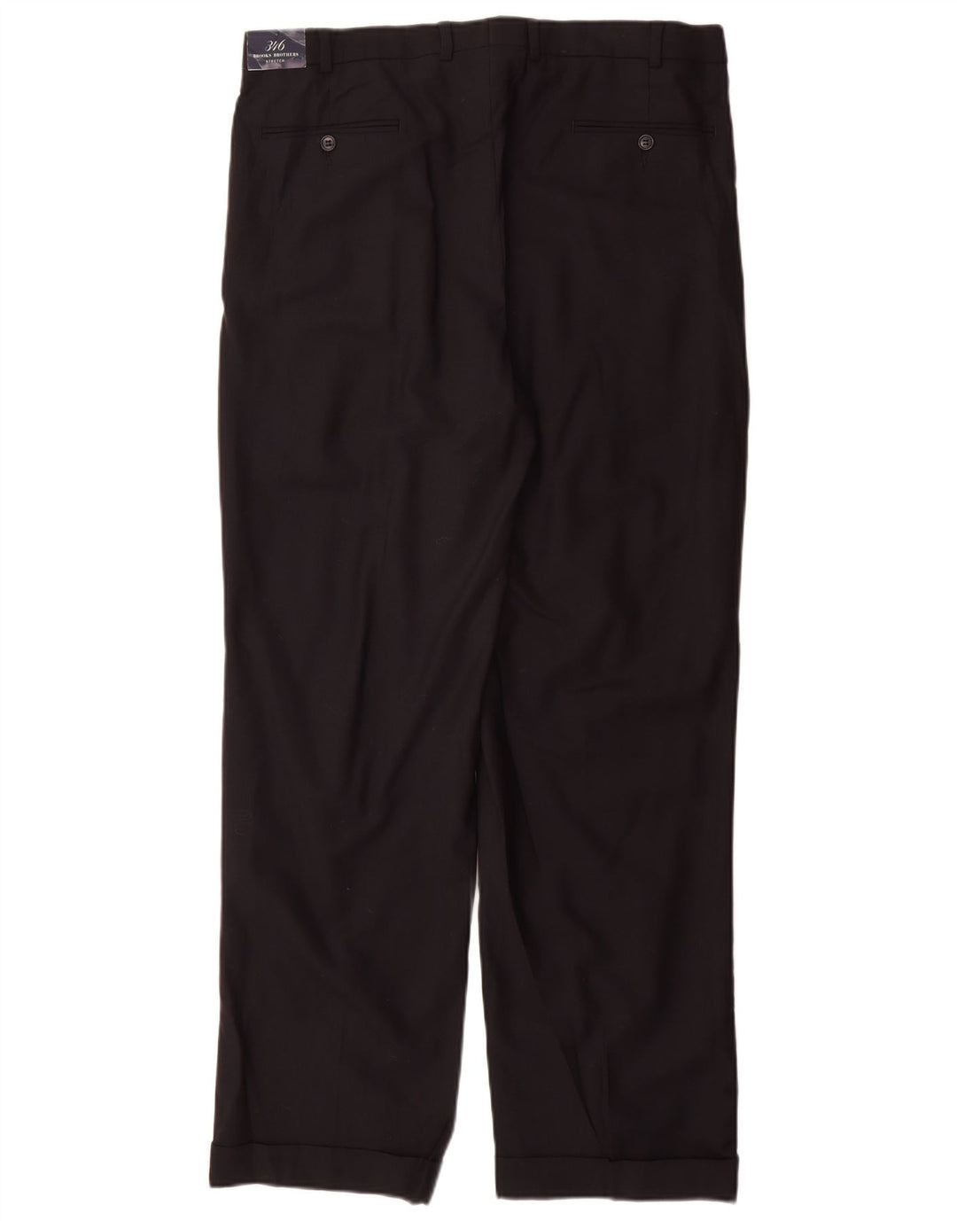 Brooks Brothers Herre 346 Pegged Suit Bukser W36 L32 Marineblå Uld