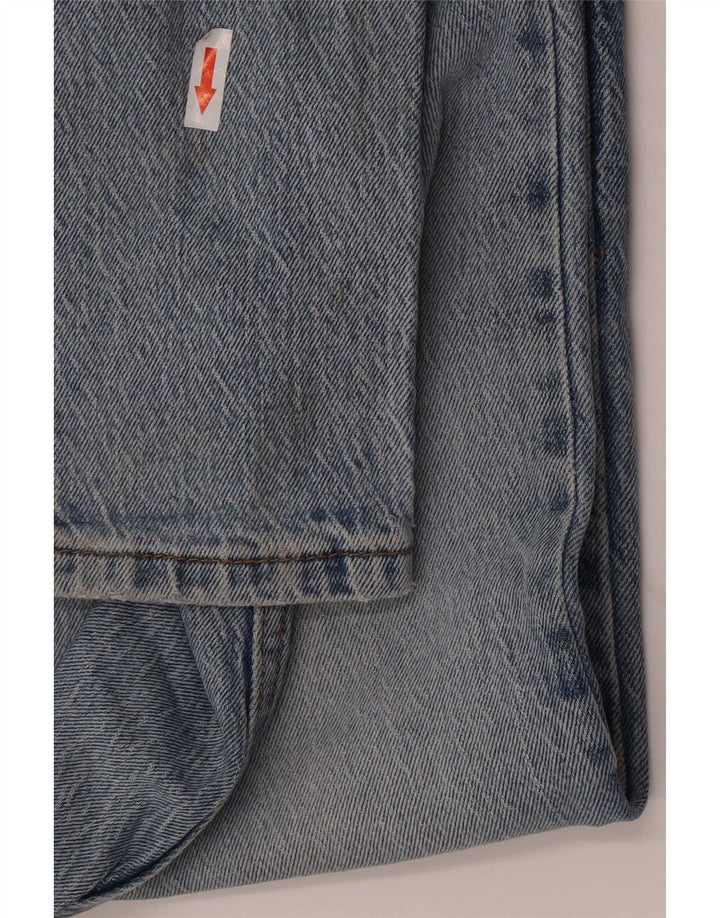 Levi's Herre 502 tilspidsede jeans W32 L32 blå bomuld