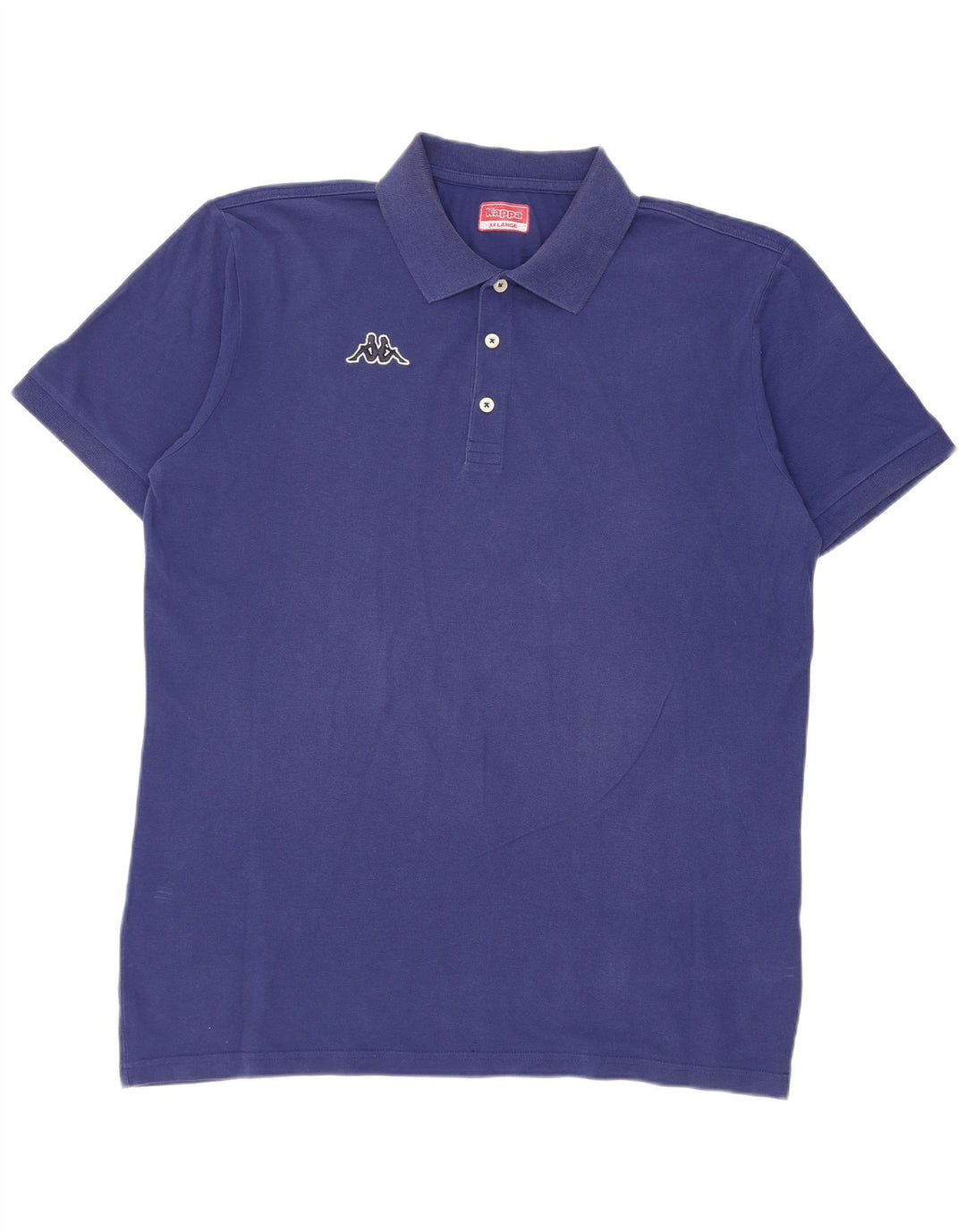 Kappa herre poloshirt 2XL blå bomuld