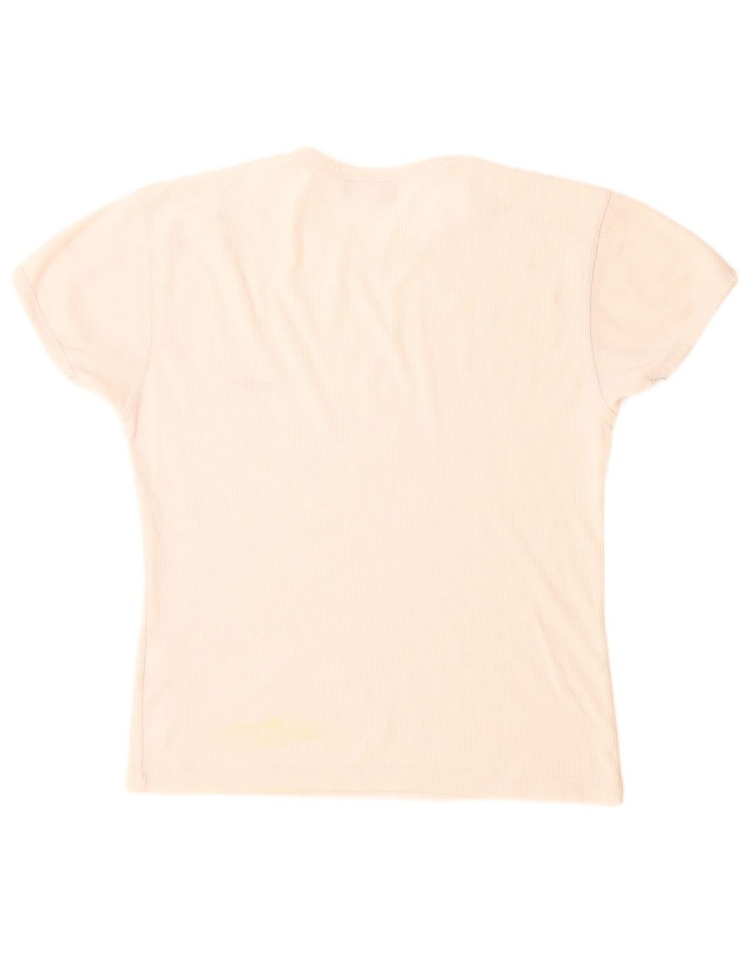 Reebok Dame T-Shirt Top UK 12 Medium White Polyester