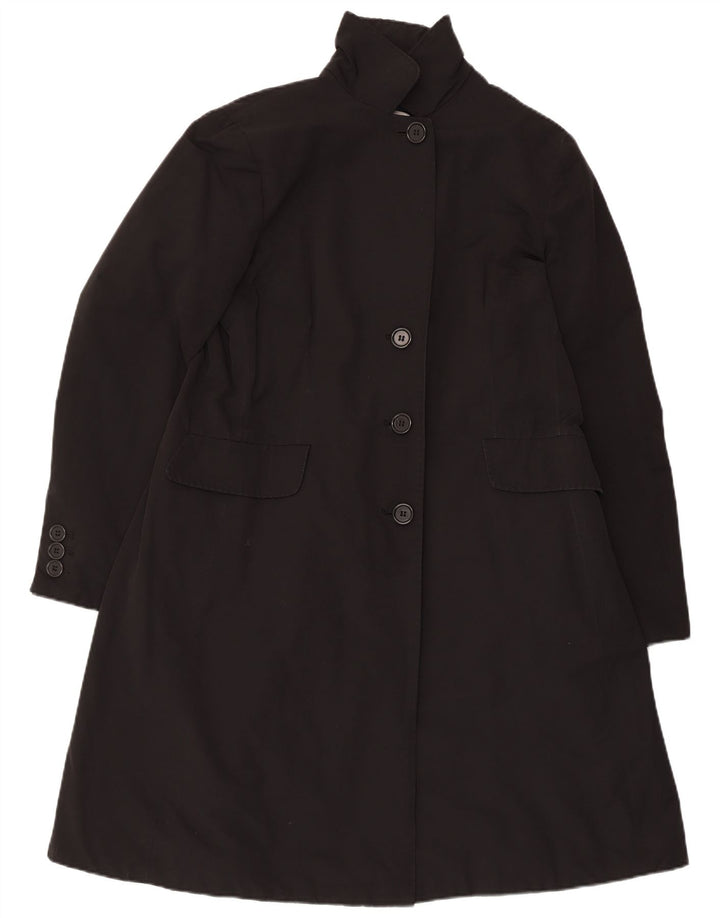 Aspesi Dame Overfrakke UK 18 XL Sort Bomuld