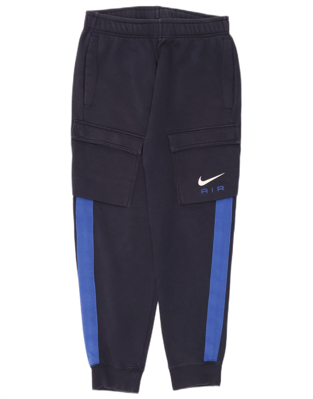 Nike Herre grafisk træningsdragt Bukser Joggers Medium Navy Blue Colourblock