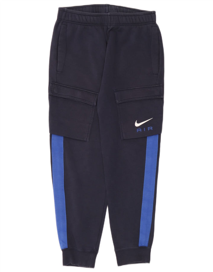 Nike Herre grafisk træningsdragt Bukser Joggers Medium Navy Blue Colourblock