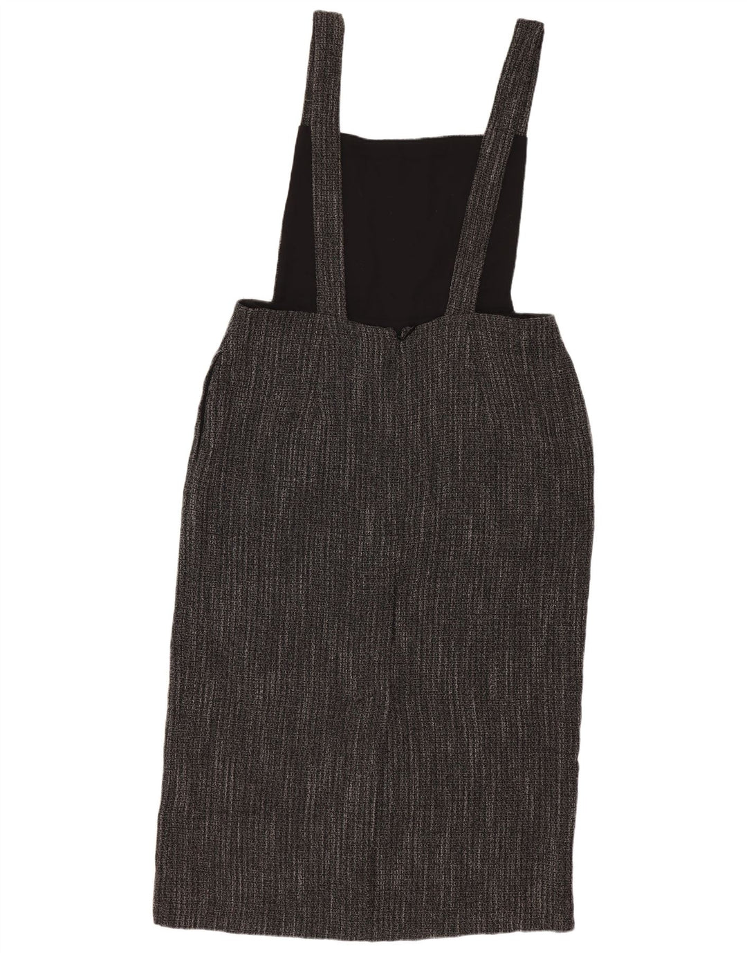 Topshop Dame Pinafore Dress UK 10 Small Grå Polyester