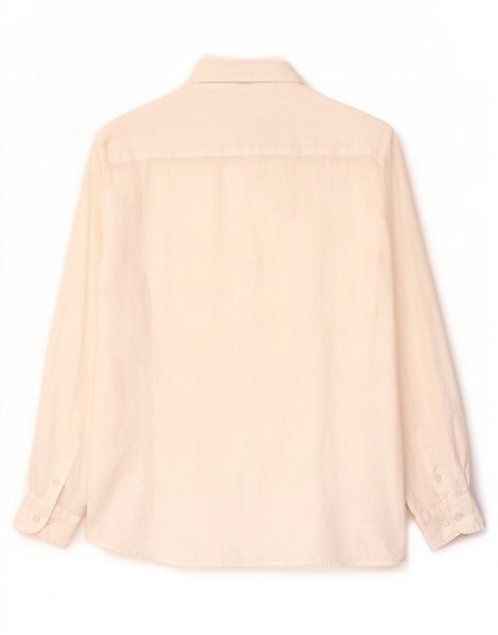 Massimo Dutti Herreskjorte XL Hvid Linned